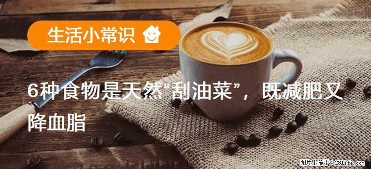 【生活小常识】6种食物是天然“刮油菜”,既减肥又降血脂 - 哈密生活资讯 - 哈密28生活网 hami.28life.com